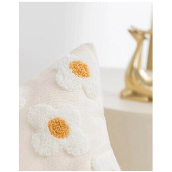 Flower Pattern Pillow Cover - Picture 3 of 4